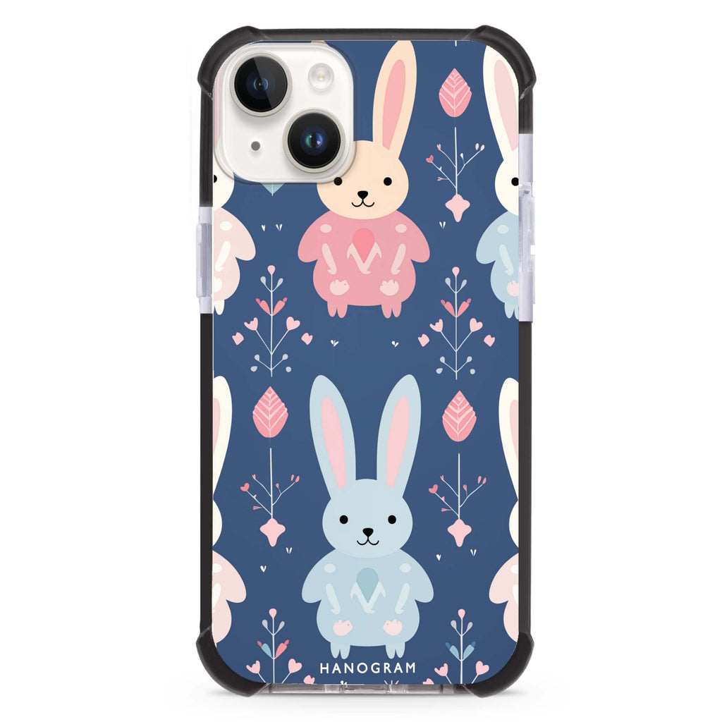 Bunny Bliss iPhone 15 Plus 超強防摔保護殼