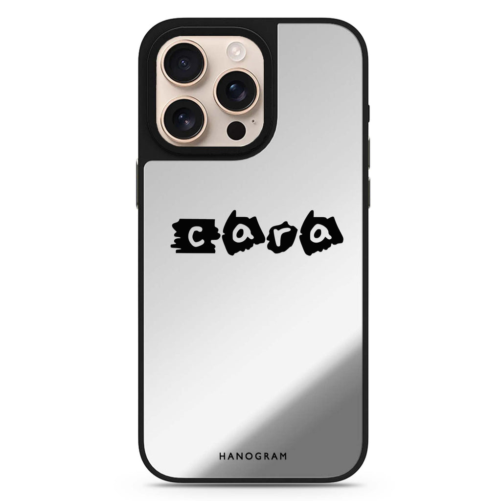 Sticker Custom Name 鏡面手機殼