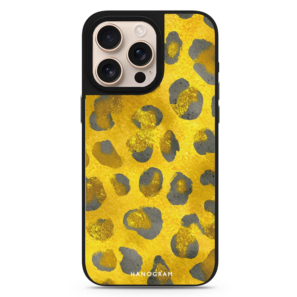 Golden Luxe Leopard 鏡面手機殼
