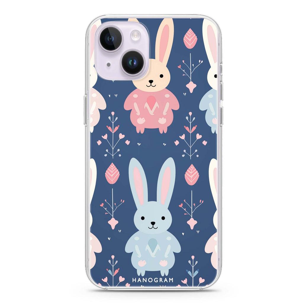 Bunny Bliss iPhone 14 Plus 水晶透明保護殼