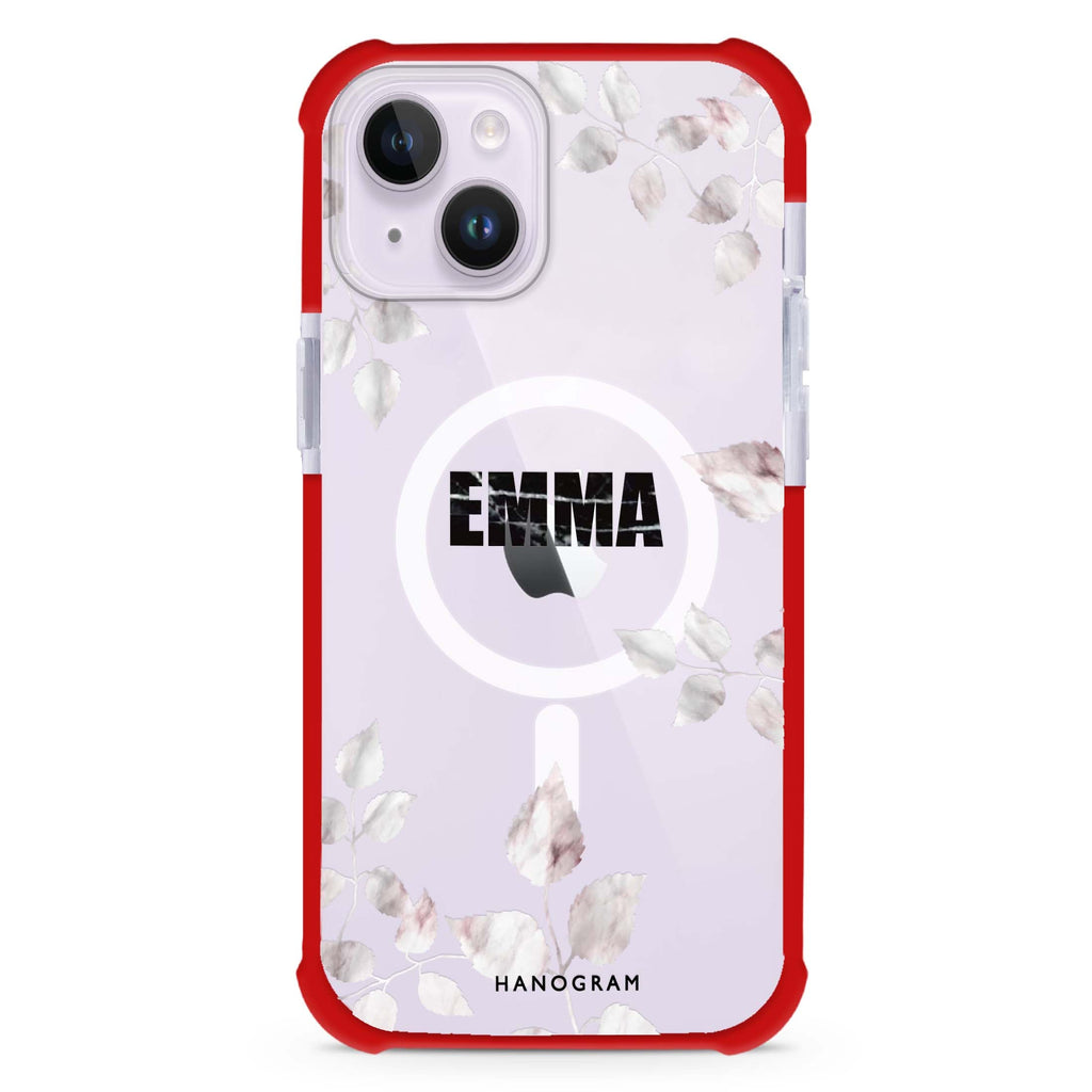 Life Simple Floral iPhone 15 Plus Magsafe 兼容超強防摔保護殼