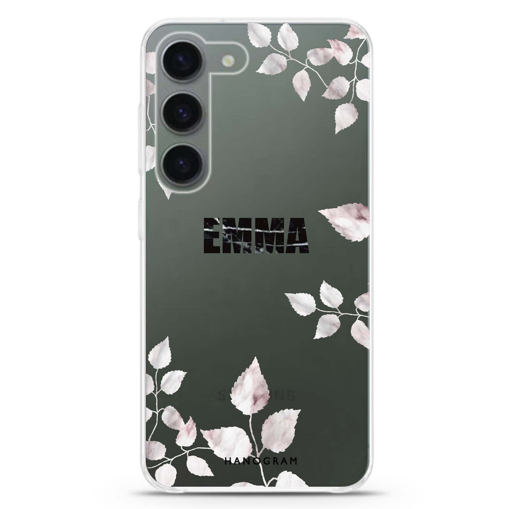 Life Simple Floral Samsung Galaxy 水晶透明保護殼