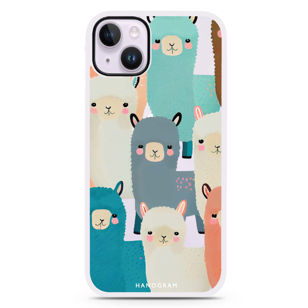 Cute Alpaca iPhone 15 Plus 防衝擊保護殼