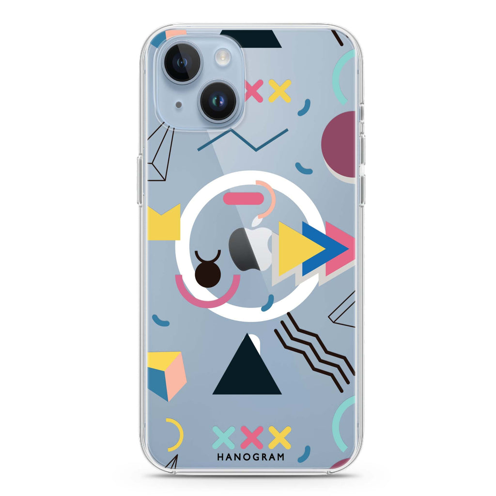 Illusion Inspirations iPhone 14 Plus Magsafe 兼容水晶透明保護殼