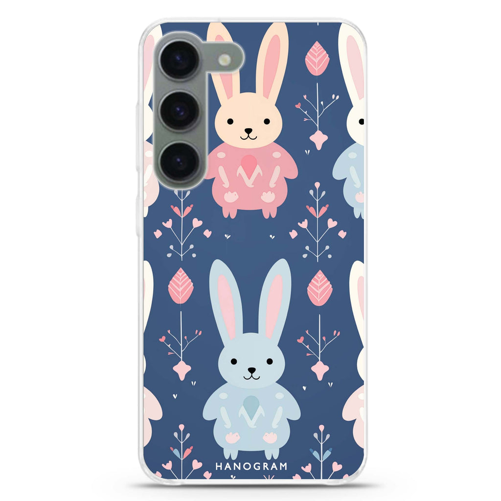 Bunny Bliss Samsung Galaxy 水晶透明保護殼