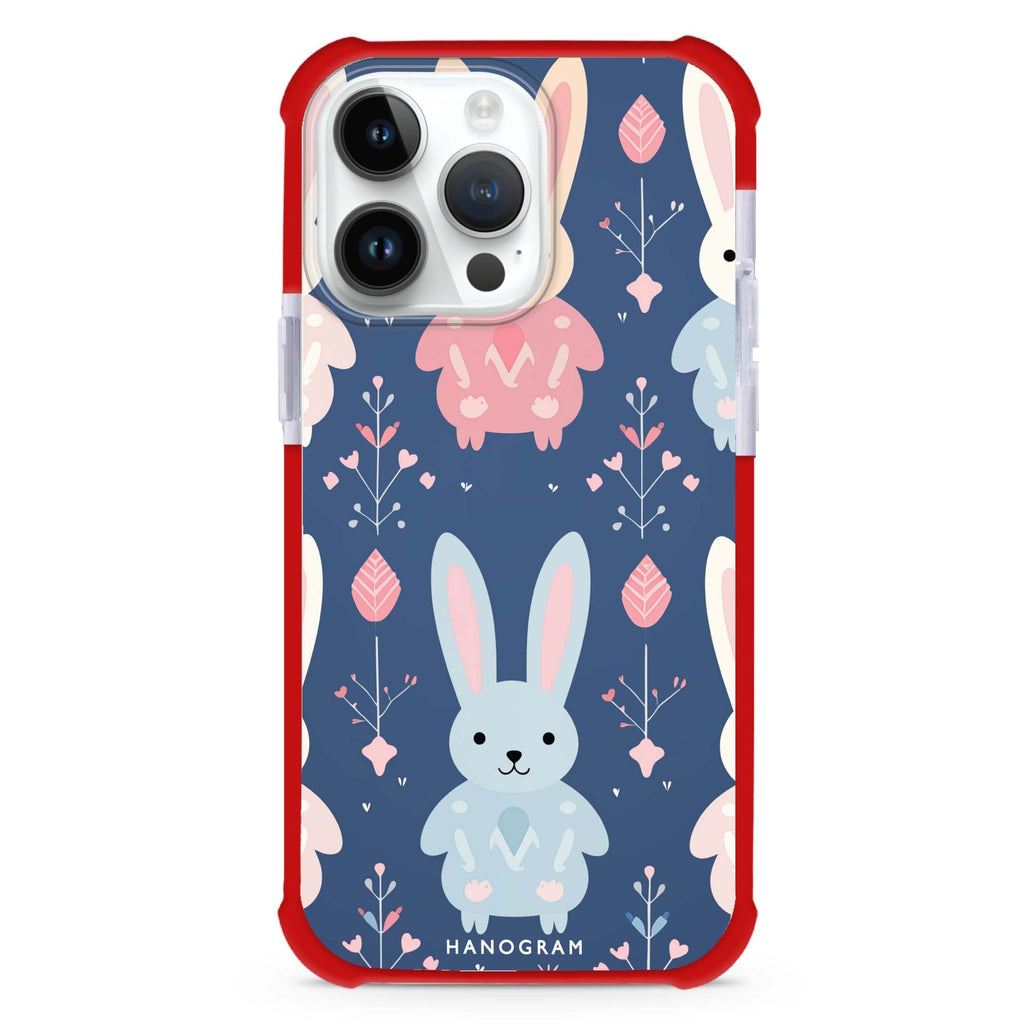 Bunny Bliss iPhone Magsafe 兼容超強防摔保護殼