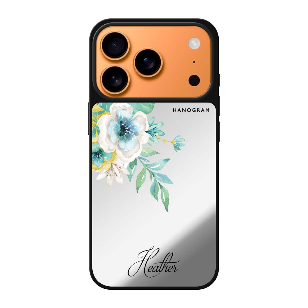 Watercolor Flowers 花卉 iPhone 17 Pro Max 鏡面手機殼主圖