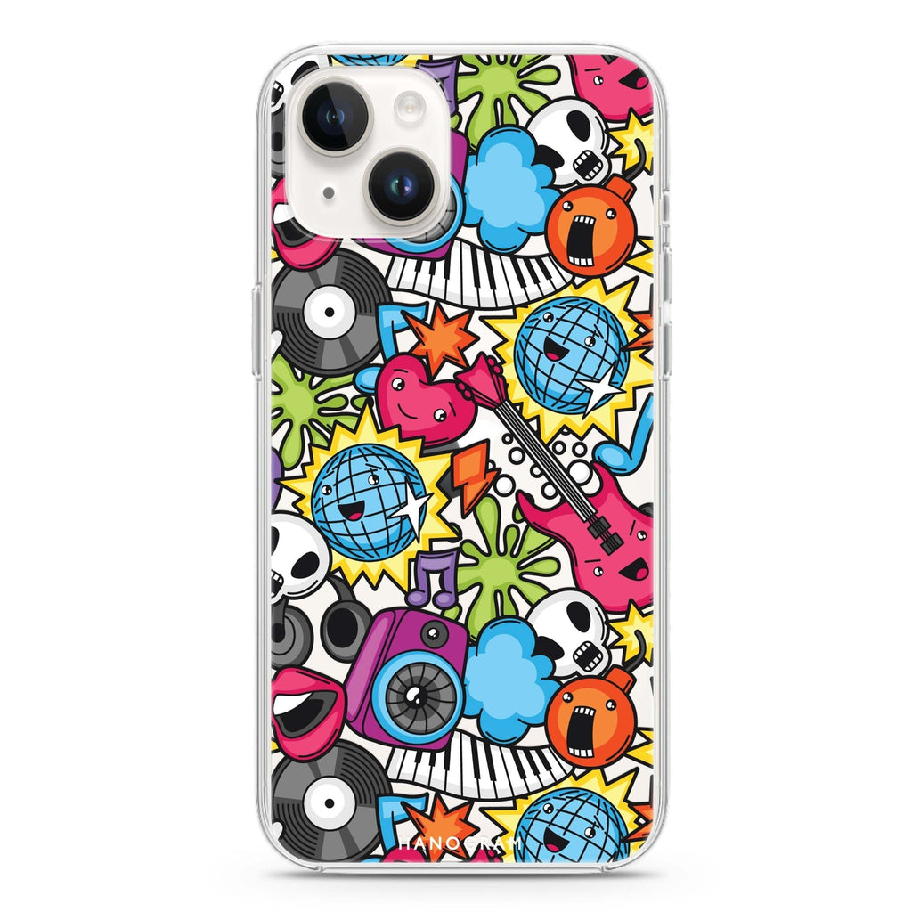 Music Time iPhone 14 水晶透明保護殼
