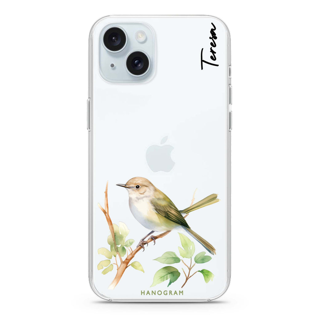 Warbler Whisper iPhone 15 Plus水晶透明保護殼