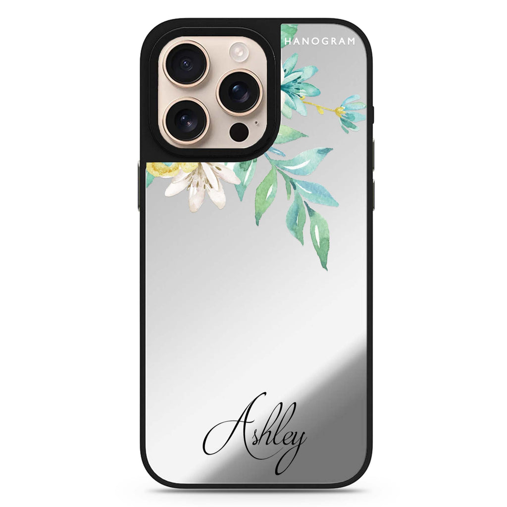 Watercolor Flowers 鏡面手機殼