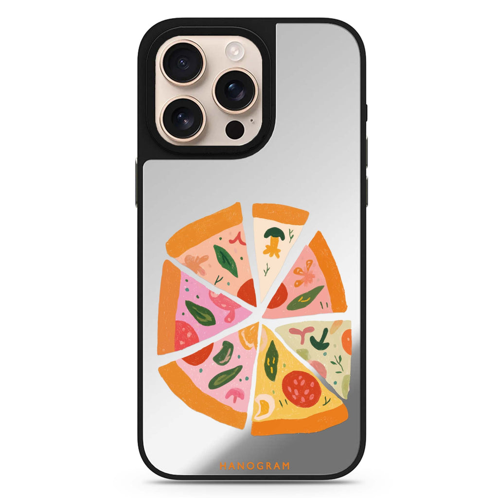 Pastel Pizza Dream 鏡面手機殼