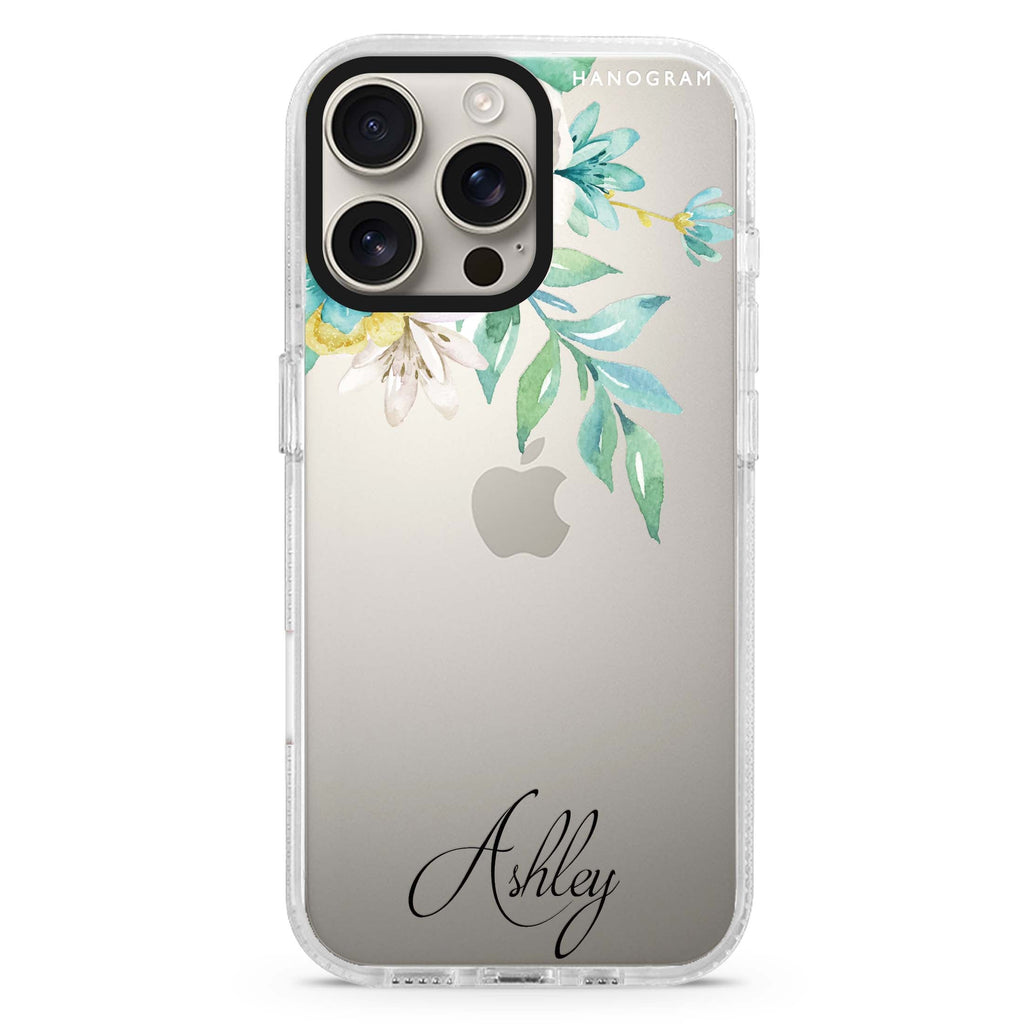 Watercolor Flowers iPhone 16 Pro & 16 Pro Max Case - Personalized and Stylish Protection