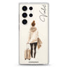 Weekend Stroll Samsung Galaxy Ultra 可加名字透明保護殼，適用 S26/S25/S24/S23 Ultra，圖1