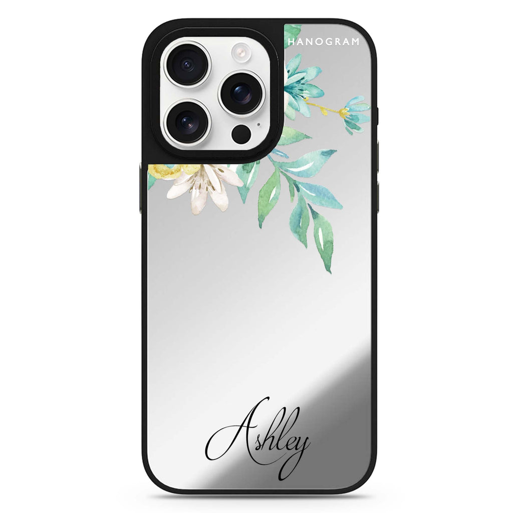 Watercolor Flowers 鏡面手機殼
