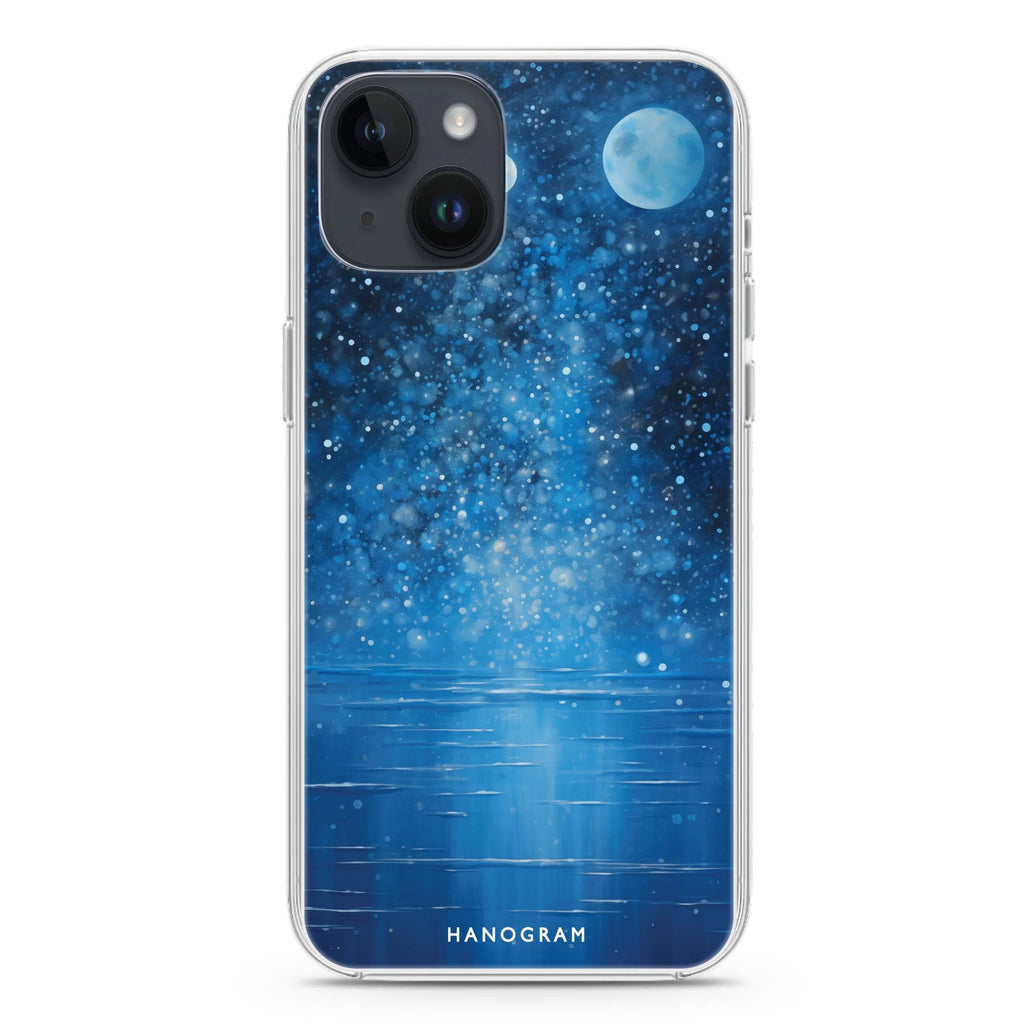 Lunar Azure iPhone 14 Plus 水晶透明保護殼