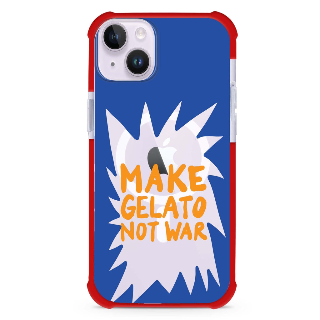 Make Gelato Not War iPhone 15 Plus Magsafe 兼容超強防摔保護殼