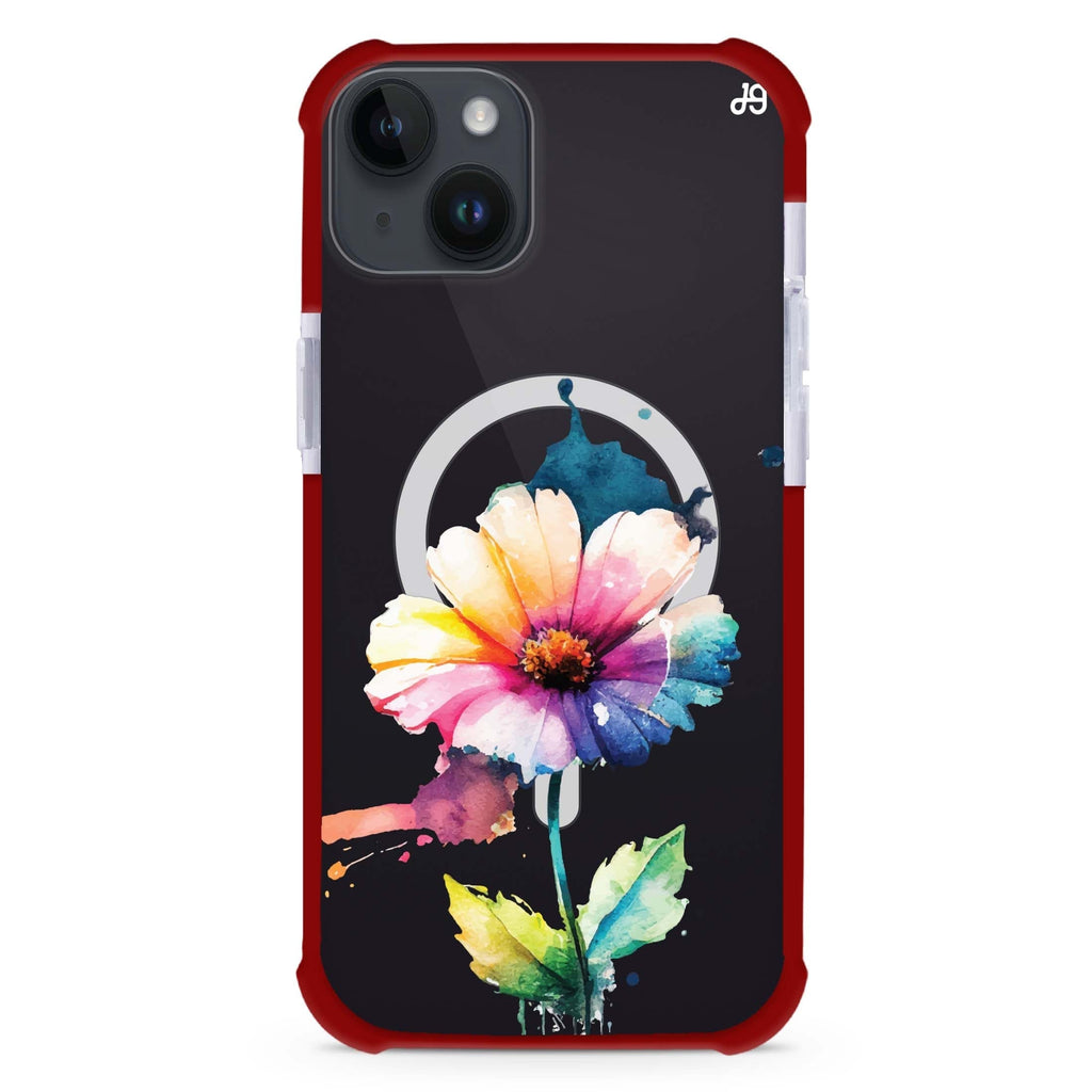 A Beautiful Flower iPhone 15 Plus Magsafe 兼容超強防摔保護殼