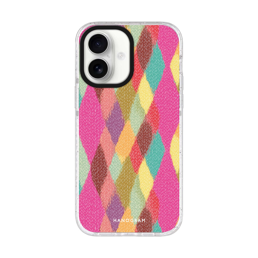 Breeze Diamonds iPhone 17 水晶透明保護殼正面展示