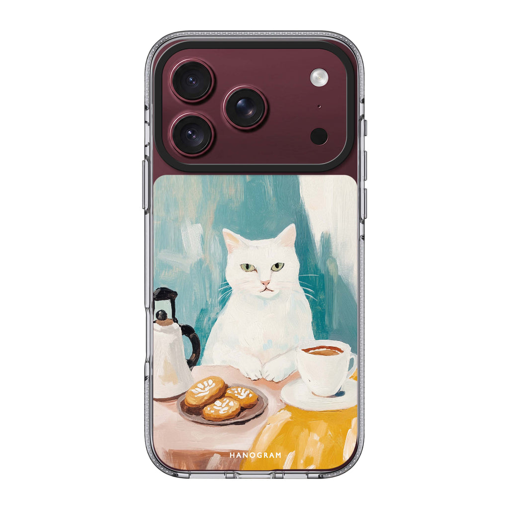 Coffee with Whiskers 水晶透明保護殼