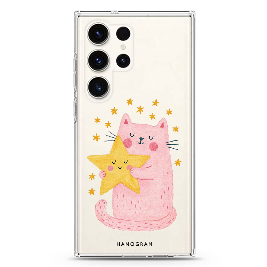 A Star in My Paws Samsung Galaxy 水晶透明保護殼