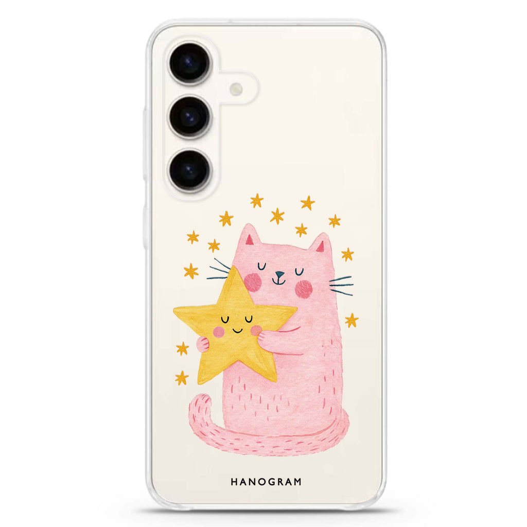 A Star in My Paws Samsung Galaxy 水晶透明保護殼