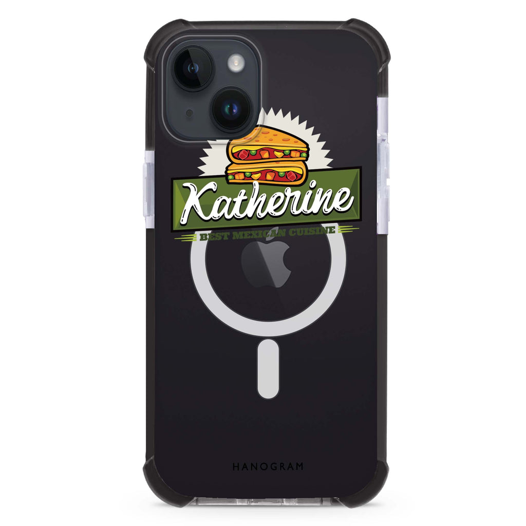 Pizza Food II iPhone 15 Plus Magsafe 兼容超強防摔保護殼