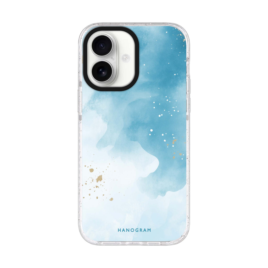 Twinkle Sky iPhone 17 水晶透明保護殼正面展示