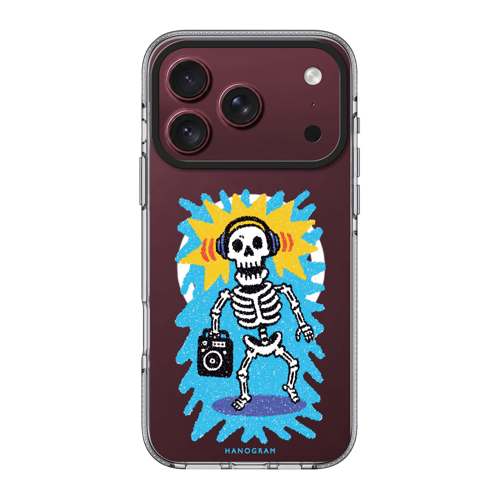 Retro Bones 水晶透明保護殼