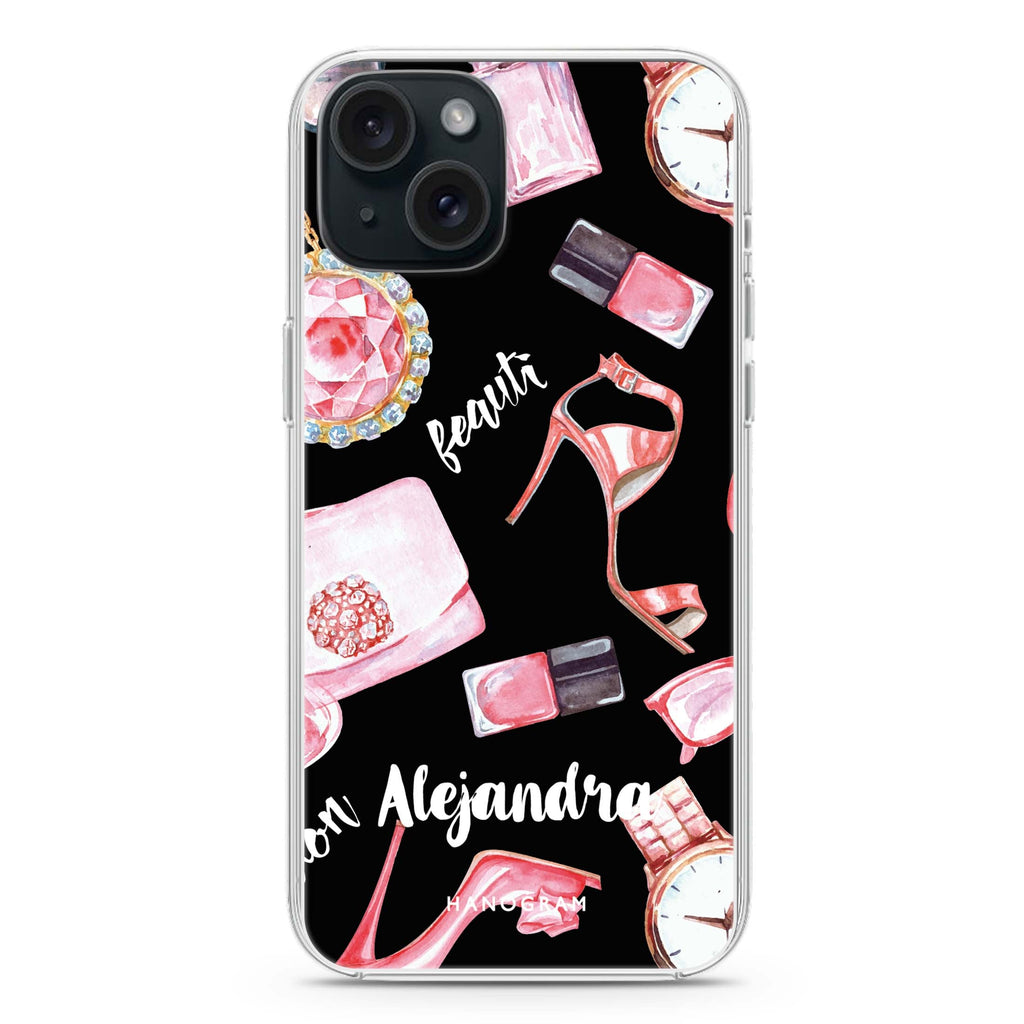 Fashion Sets iPhone 15 plus 水晶透明保護殼