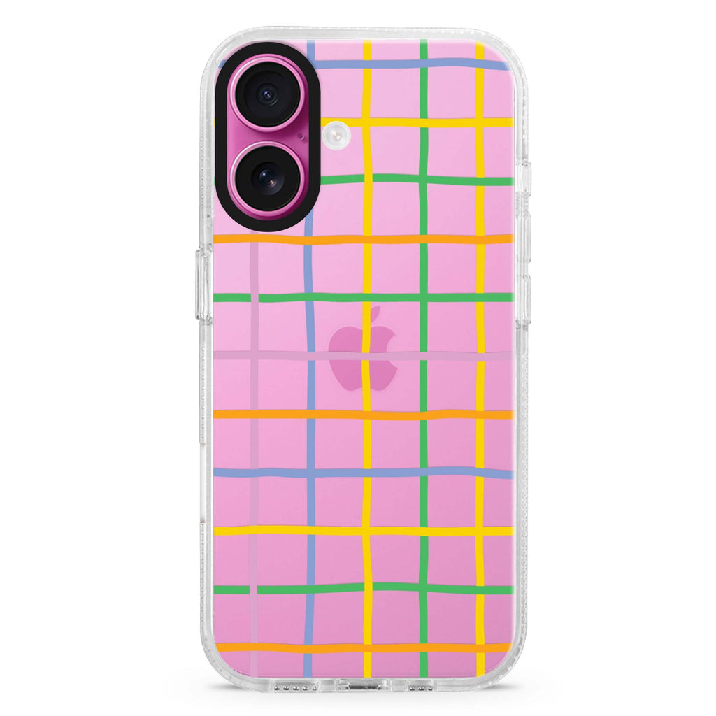 Abstract Doodles Pattern 水晶透明保護殼