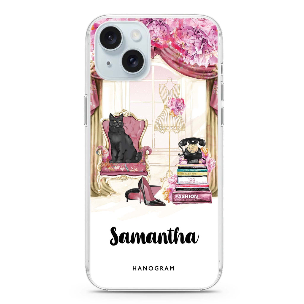 Vintage Fashion iPhone 15 水晶透明保護殼