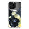 Watercolour Cat Magsafe 兼容水晶透明保護殼