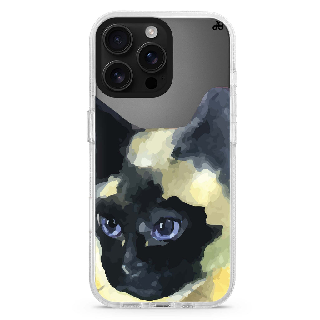 Watercolour Cat iPhone 16 Pro & 16 Pro Max Case - Personalized and Stylish Protection