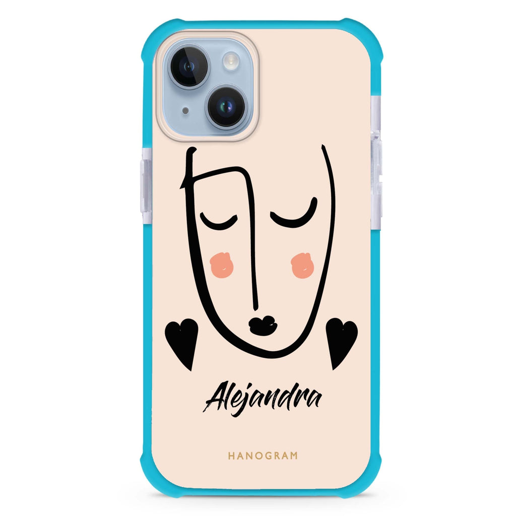 Lovely Face iPhone 15 Plus Magsafe 兼容超強防摔保護殼