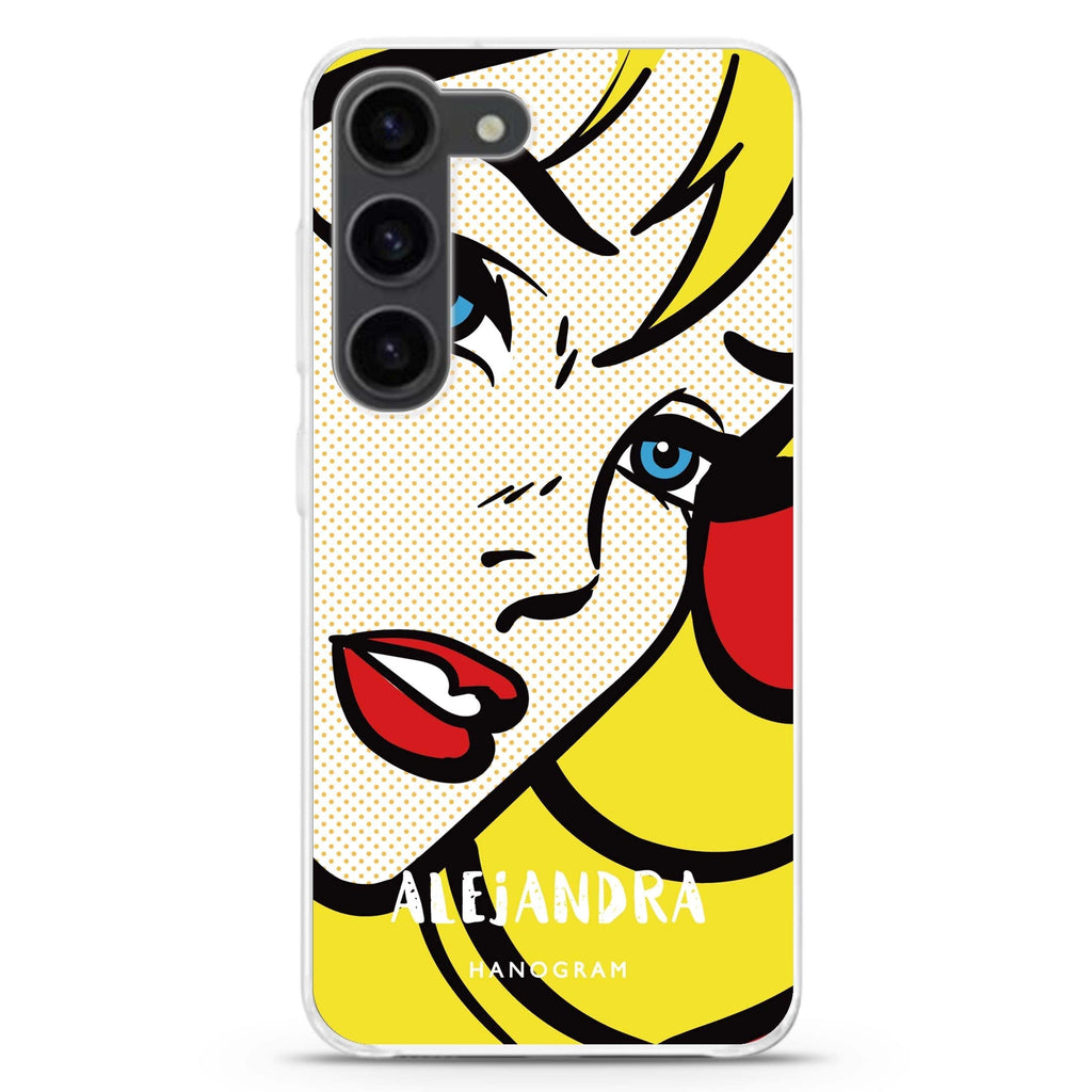 Pop Girl Samsung Galaxy 水晶透明保護殼