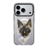 Watercolour Cat 款式 5 iPhone 17 Pro Max MagSafe 水晶透明保護殼 貓圖案設計 圖1