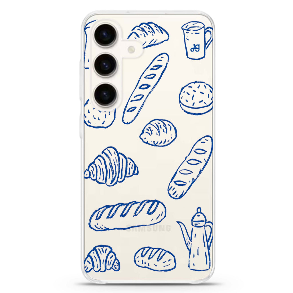 Blue Ink Boulangerie Samsung Galaxy 水晶透明保護殼