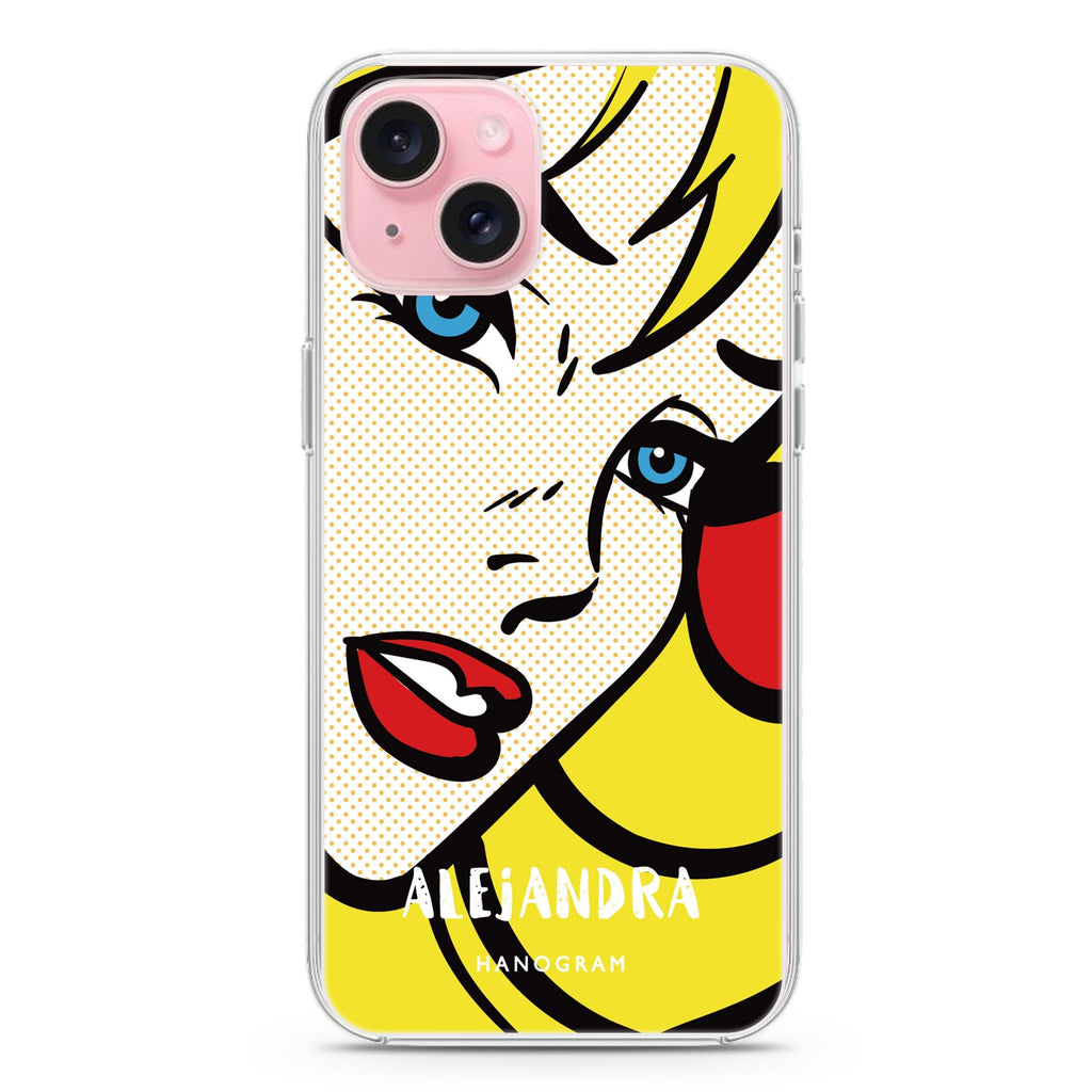 Pop Girl iPhone 15 水晶透明保護殼