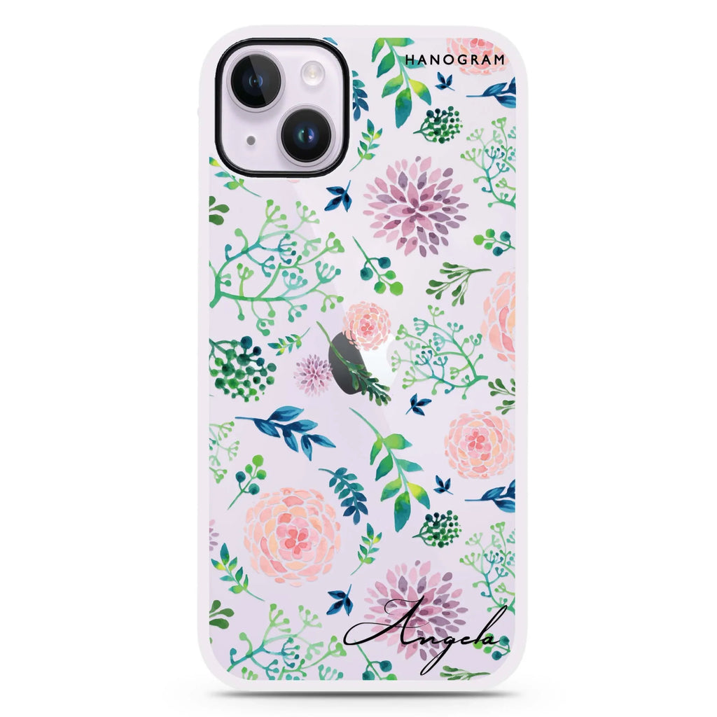 Paint Flower iPhone 15 Plus 防衝擊保護殼