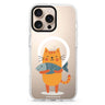 Big Catch Kitty Magsafe 兼容水晶透明保護殼