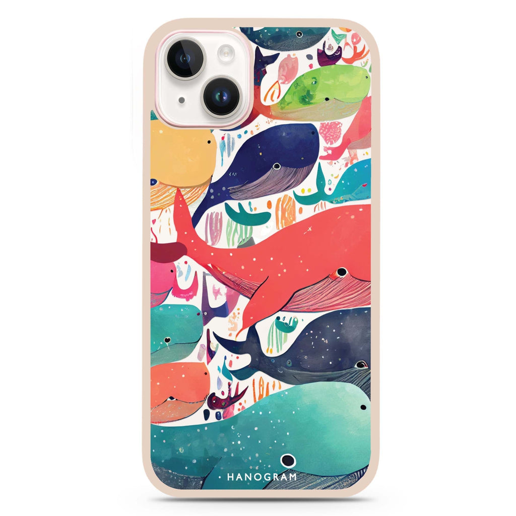 Whale Ocean iPhone 15 Plus 防衝擊保護殼