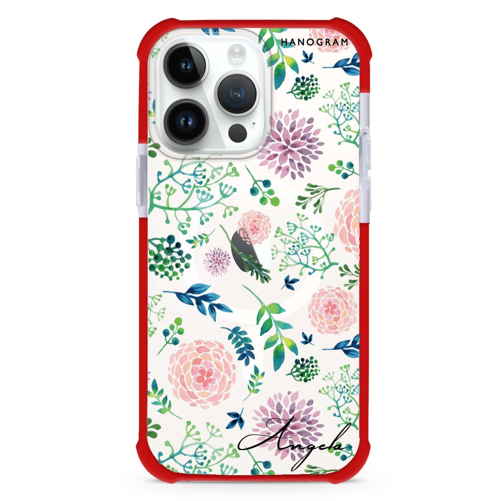 Paint Flower iPhone Magsafe 兼容超強防摔保護殼