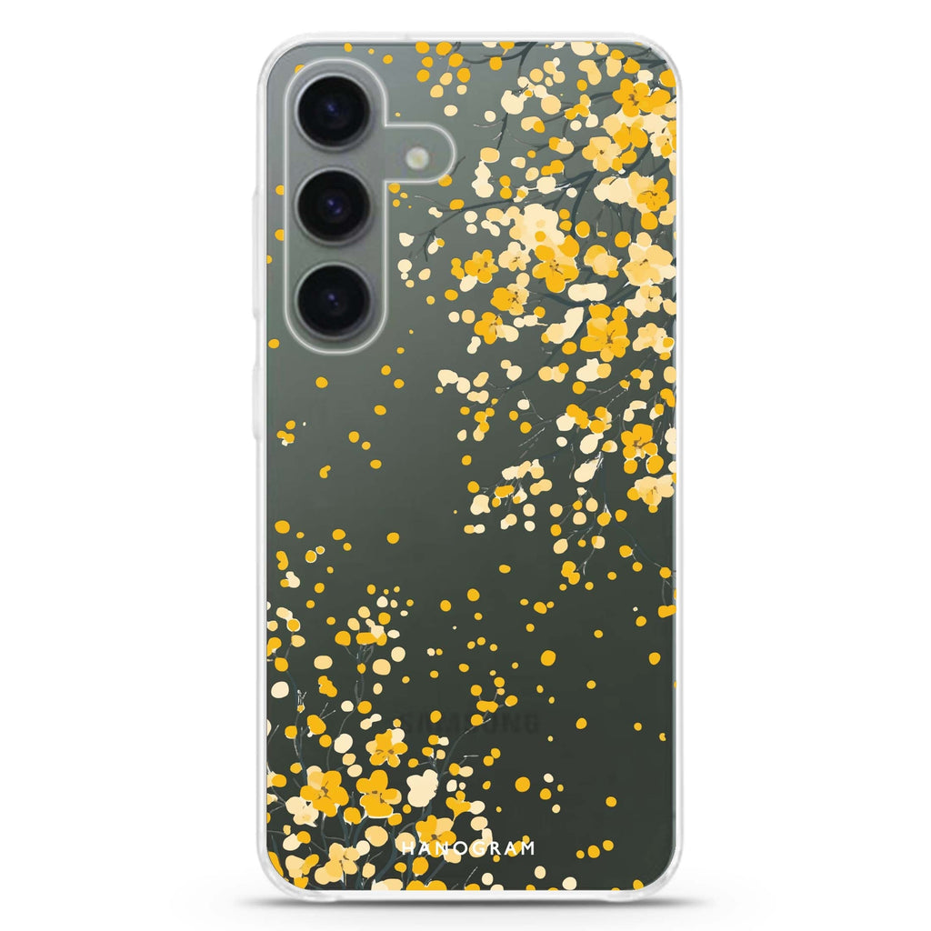 Butter Petals Samsung Galaxy S26/S25/S24 水晶透明保護殼正面展示
