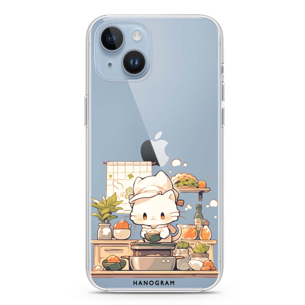 Chef Whisker Mess iPhone 14 水晶透明保護殼
