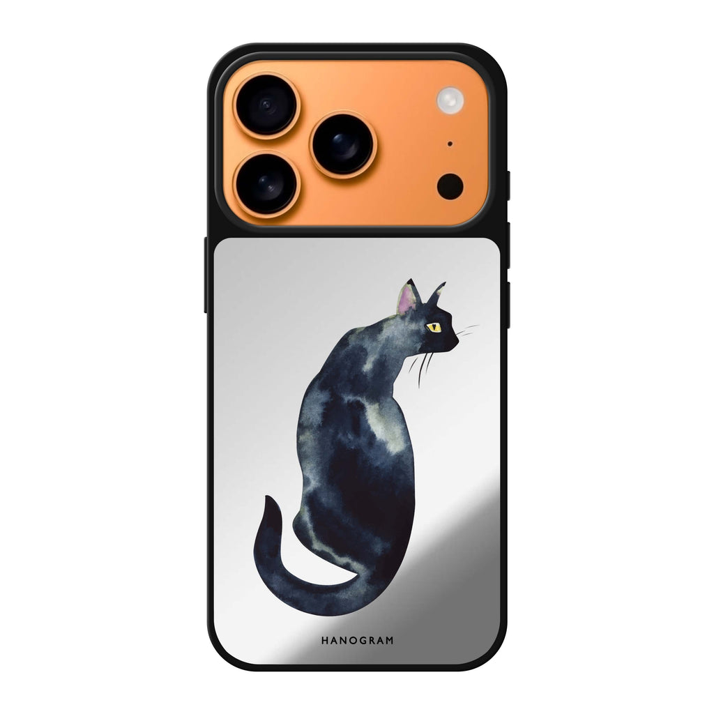 Watercolour Cat 款式6 貓咪 iPhone 17 Pro Max 鏡面手機殼主圖