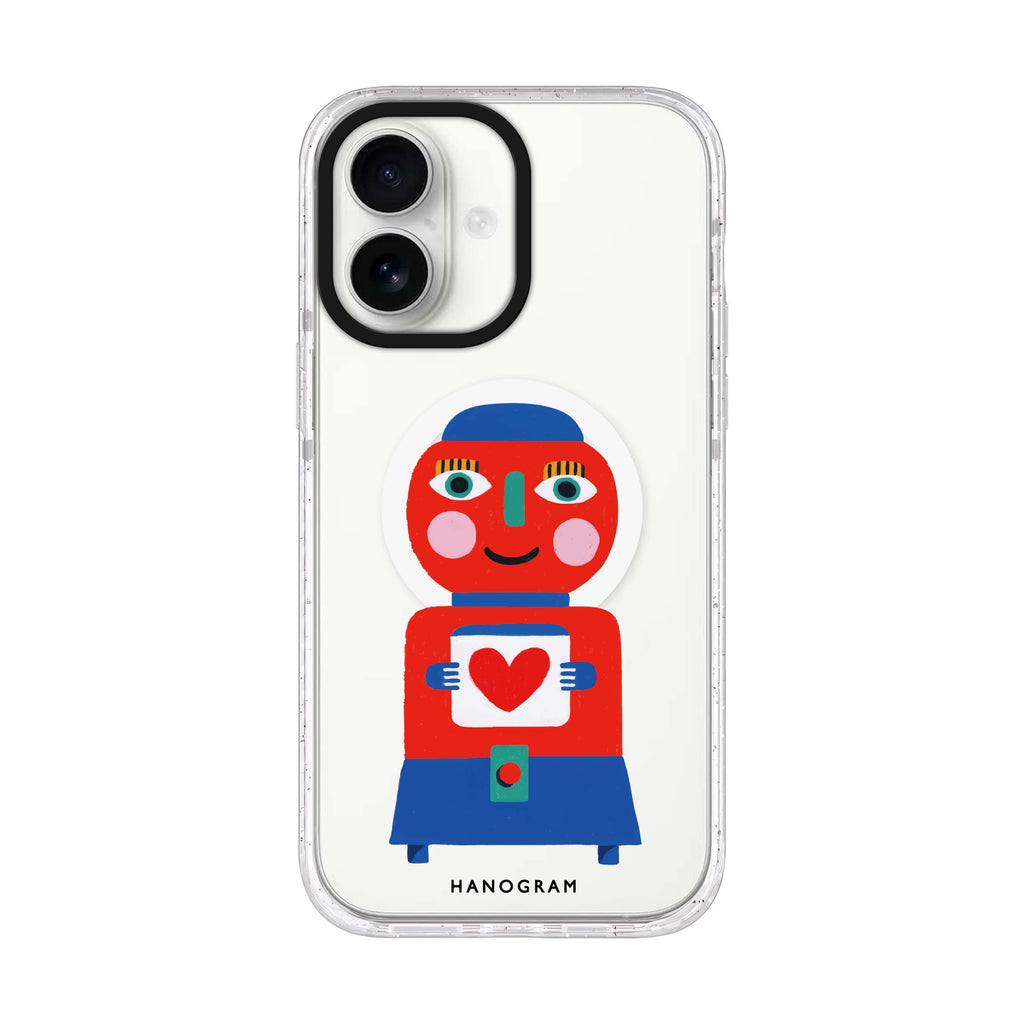 Sweetheart Gumballs iPhone 17 水晶透明保護殼正面展示