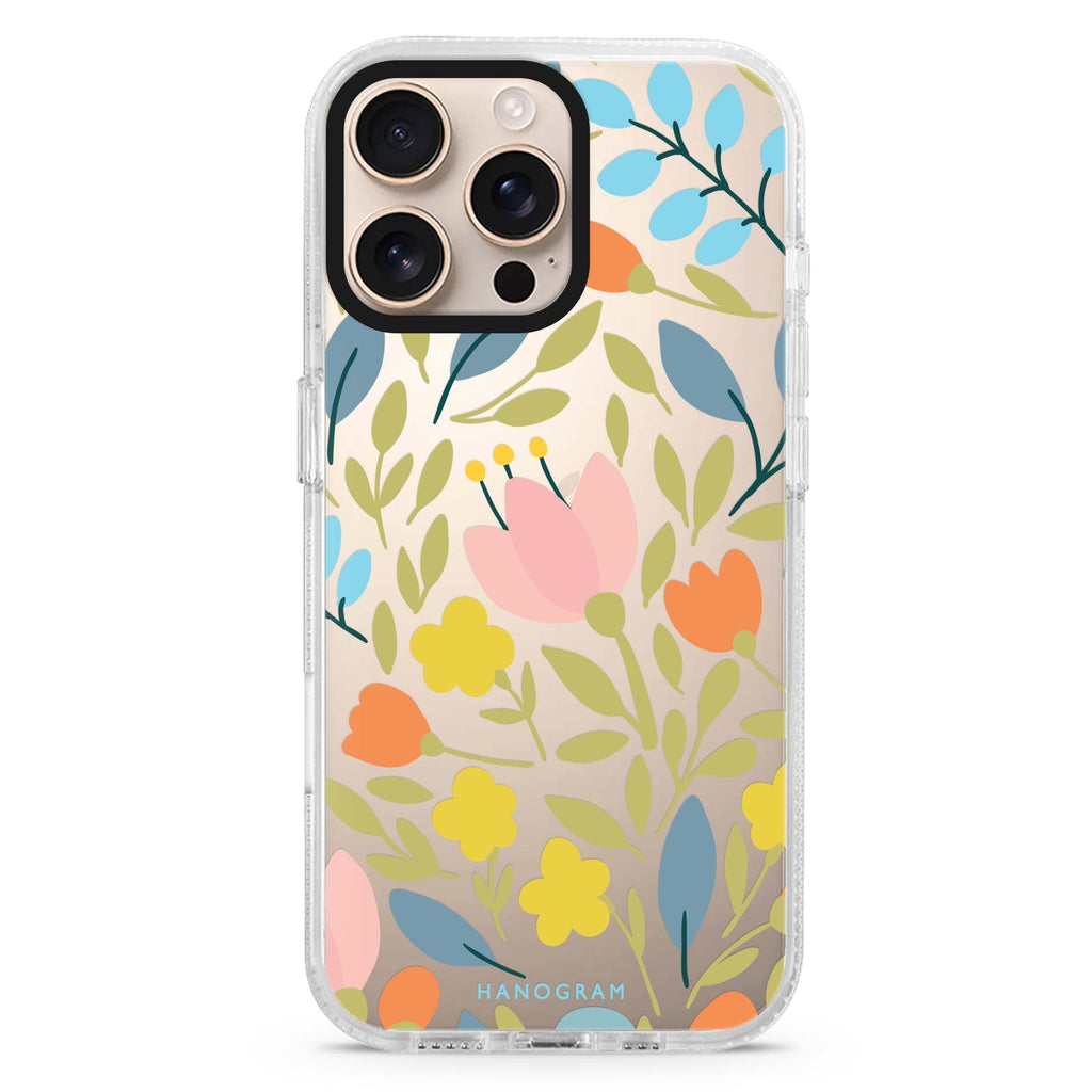 Floral iPhone 16 Pro & 16 Pro Max Case - Personalized and Stylish Protection