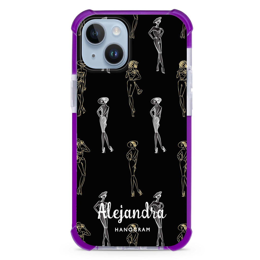 Elegant Girls Seamless iPhone 15 Plus Magsafe 兼容超強防摔保護殼