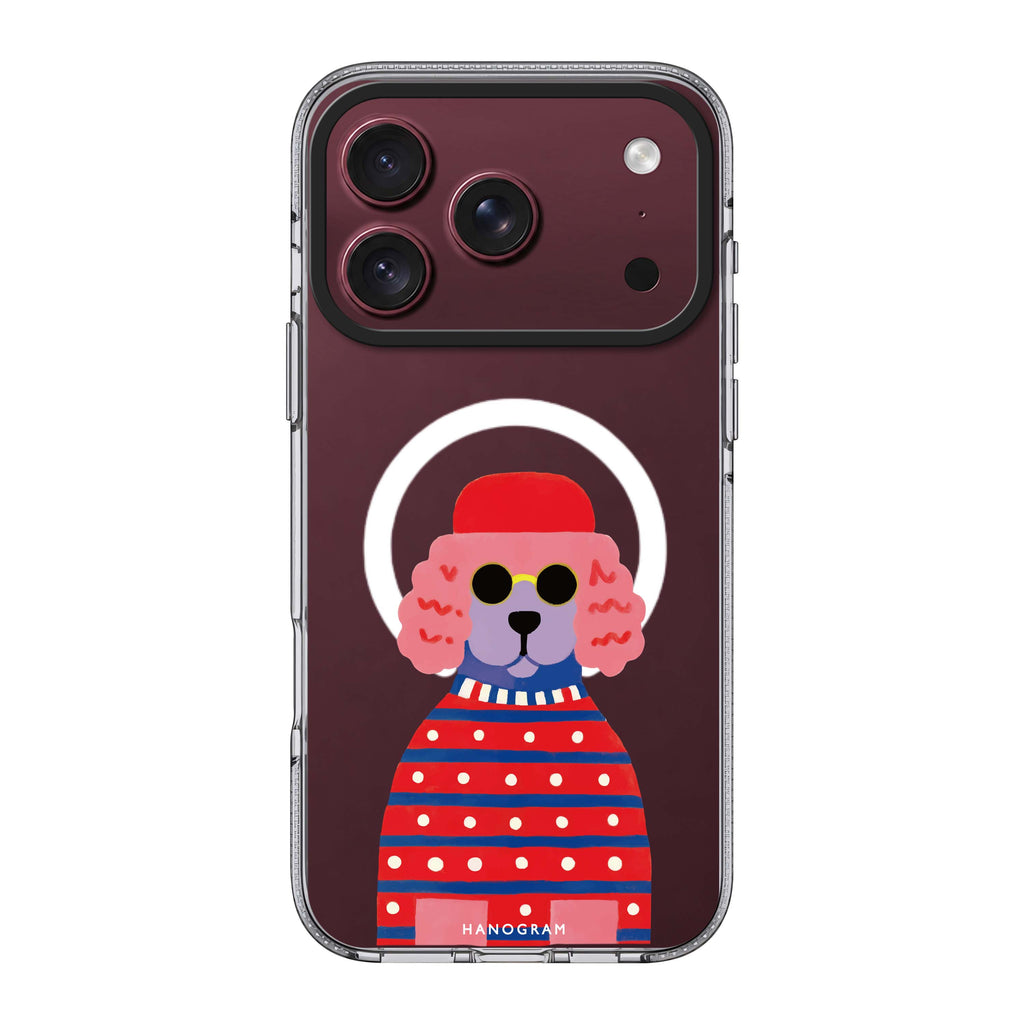 Groovy Poodle 水晶透明保護殼