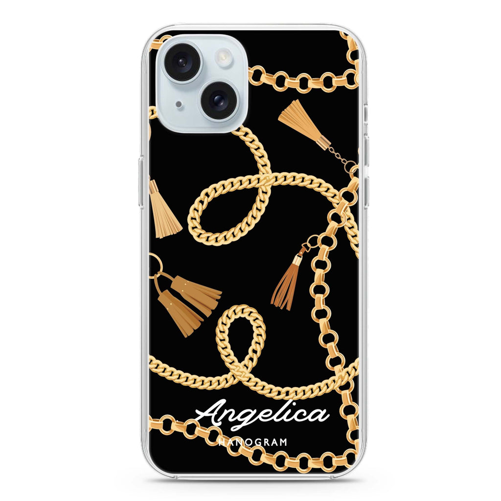 Belt and Chain I iPhone 15 水晶透明保護殼